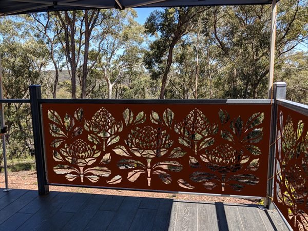 decorative outdoor metal aluminium garden screen panels (4)