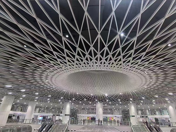 aluminium baffle ceiling tiles for marker